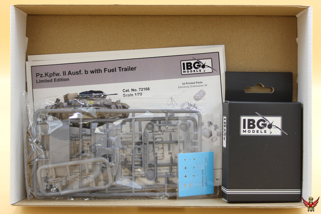 IBG 1/72 Pz Kpfw II Ausf B with Fuel Trailer Limited Edition