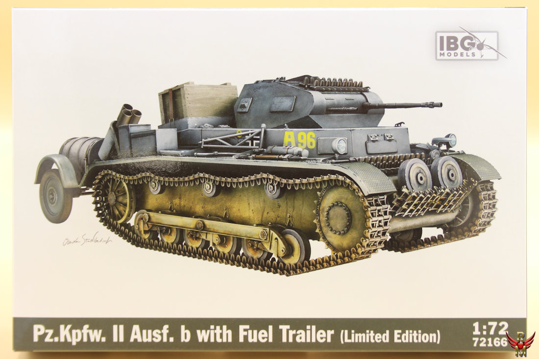 IBG 1/72 Pz Kpfw II Ausf B with Fuel Trailer Limited Edition