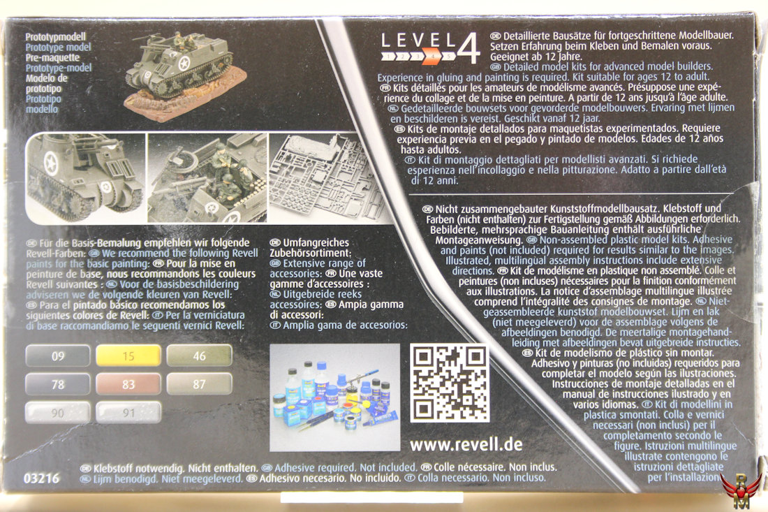 Revell 1/76 M7 HMC Priest-