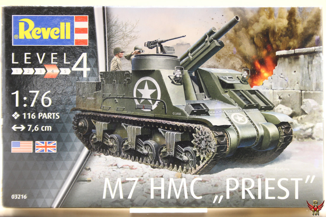 Revell 1/76 M7 HMC Priest-