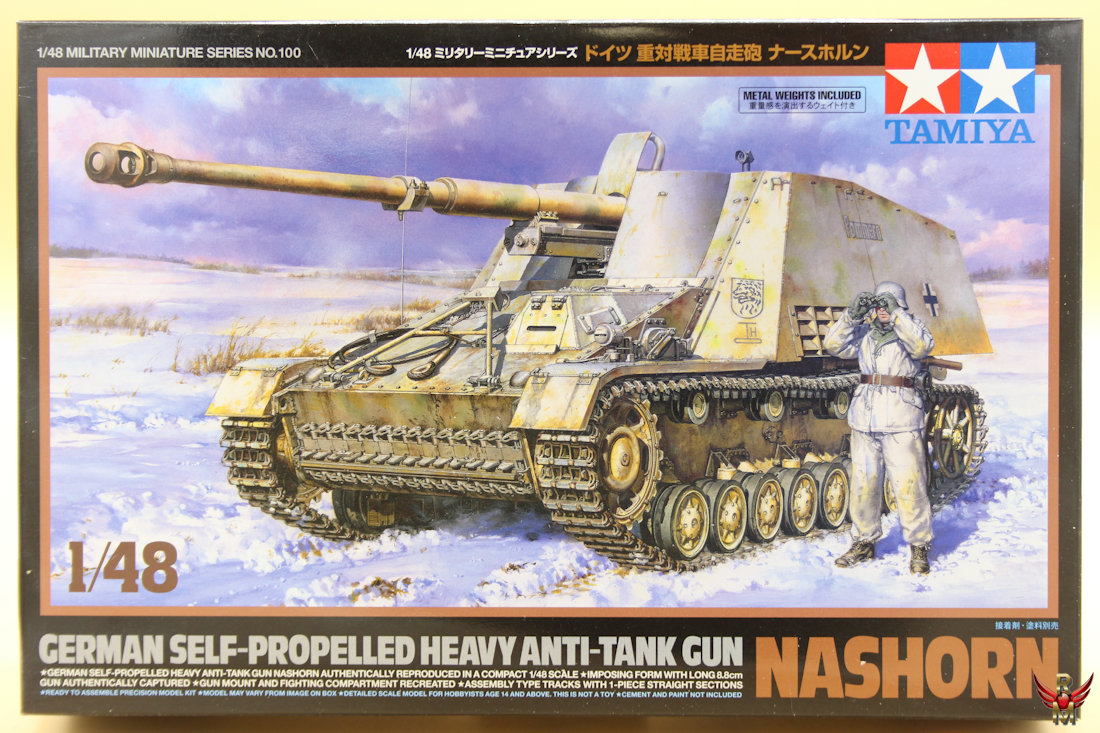 Tamiya 1/48 German Self-Propelled Heavy Anti-Tank Gun Nashorn