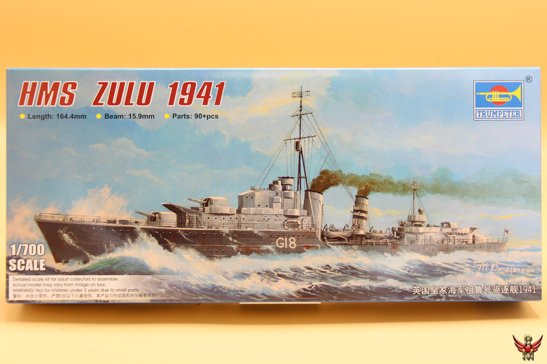 Trumpeter 1/700 HMS Zulu 1941
