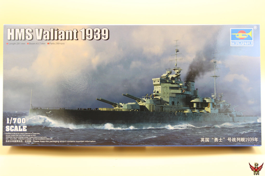 Trompeter 1/700 HMS Valiant 1939