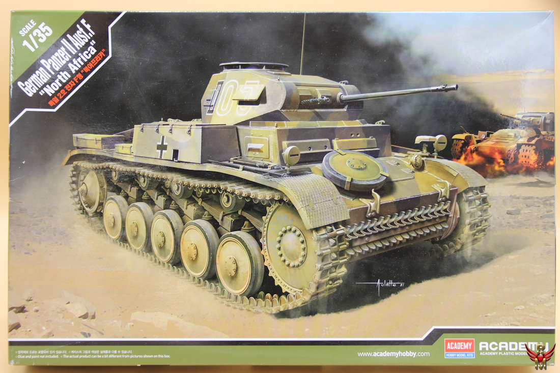 Academy 1/35 German Panzer II Ausf F North Africa