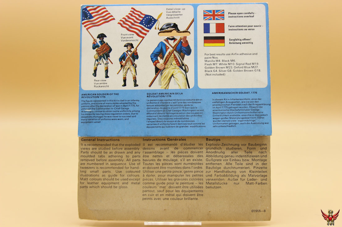 Airfix 54mm American Soldier 1776