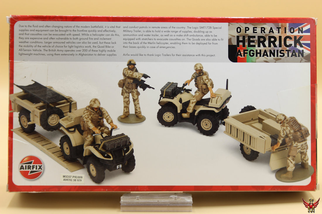 Airfix 1/48 British Forces Quad Bikes and Crew