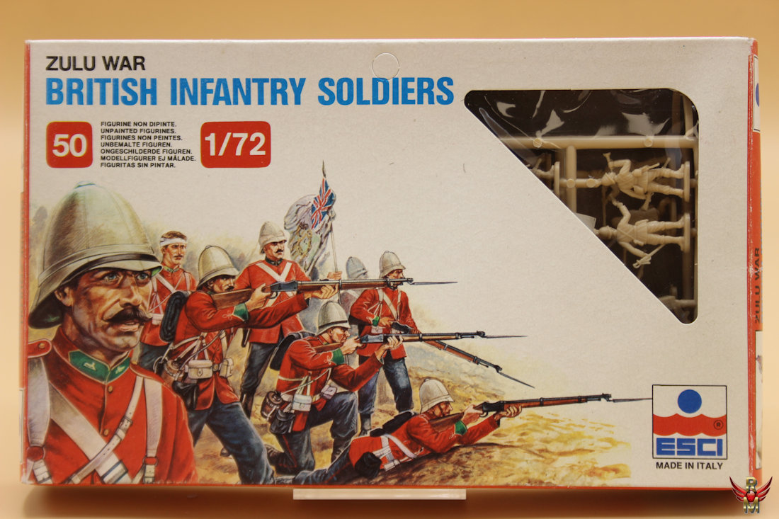 ESCI 1/72 Zulu War British Infantry Soldiers