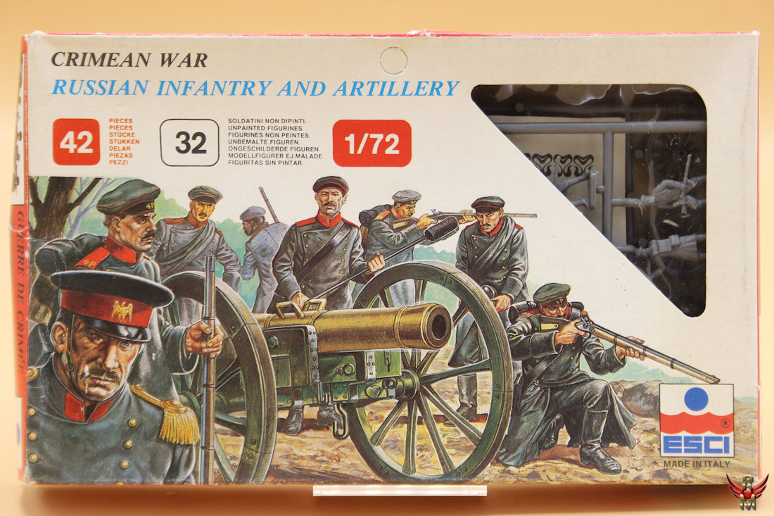 ESCI 1/72 Crimean War Russian Infantry and Artillery