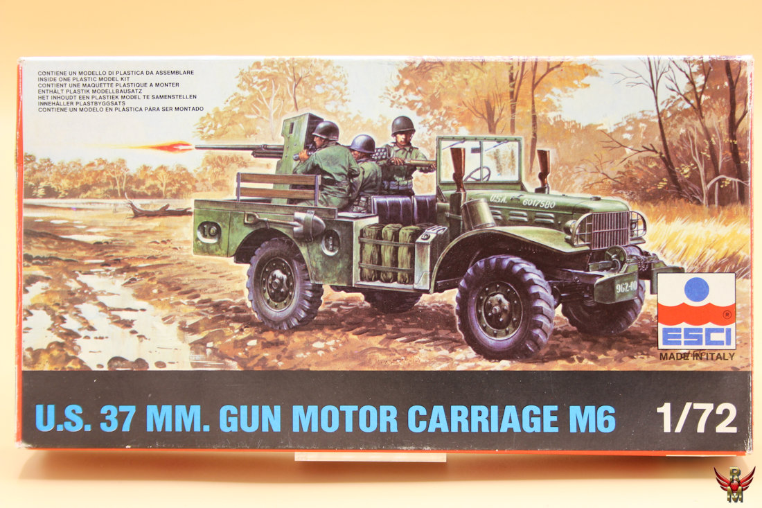 ESCI 1/72 US Gun Motor Carriage M6-