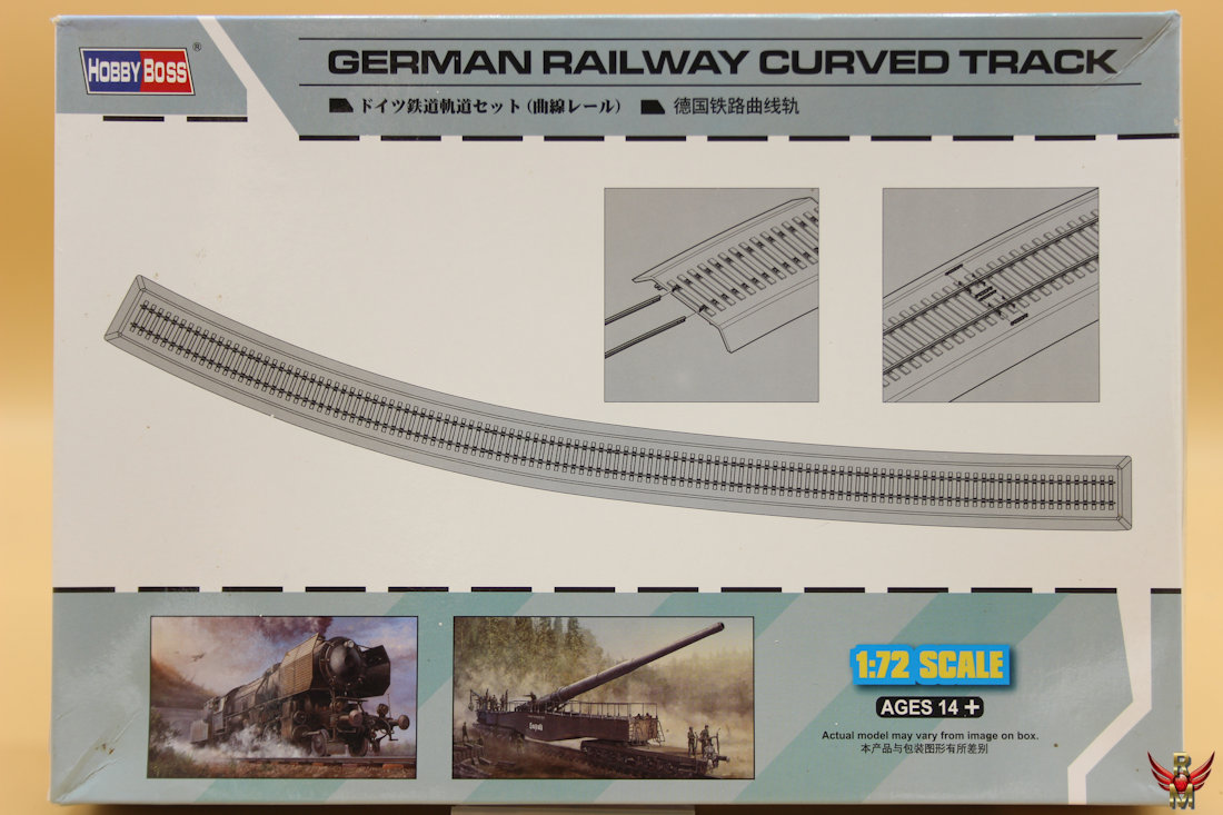 HobbyBoss 1/72 German Railway Curved Track