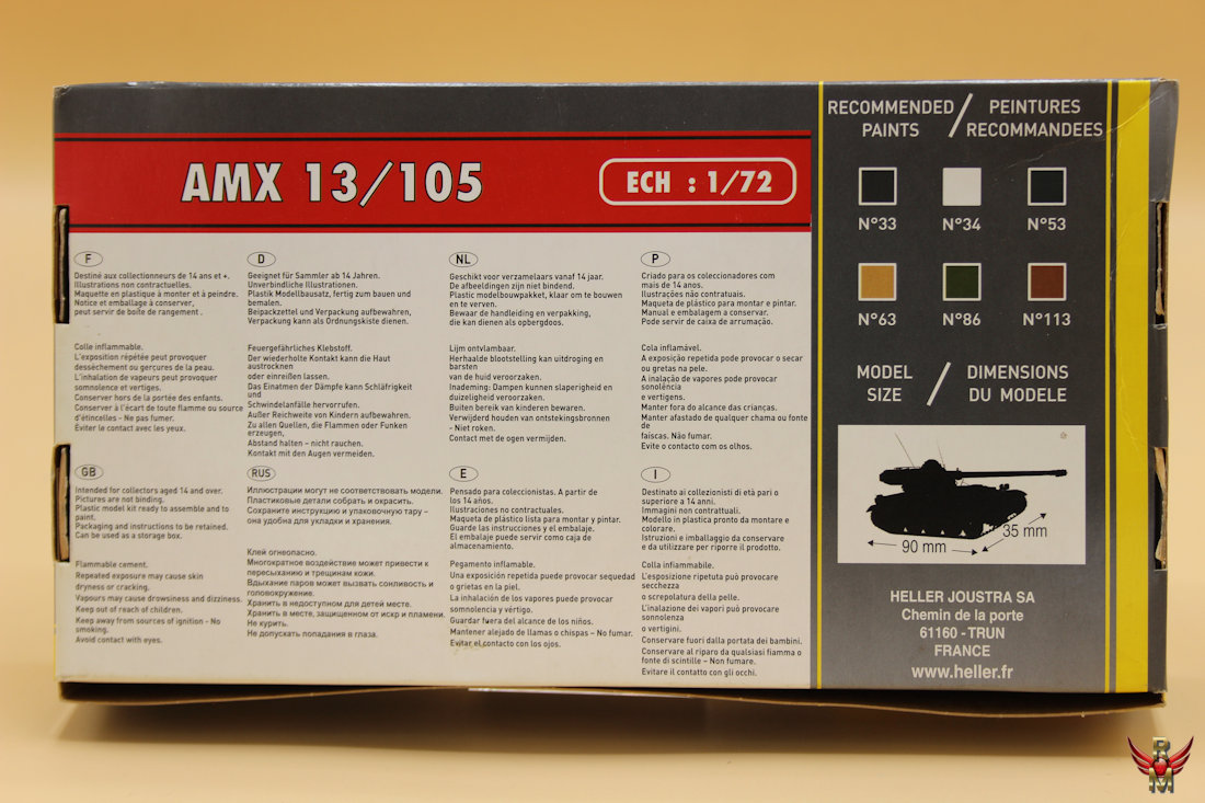 Heller 1/72 AMX 13/105
