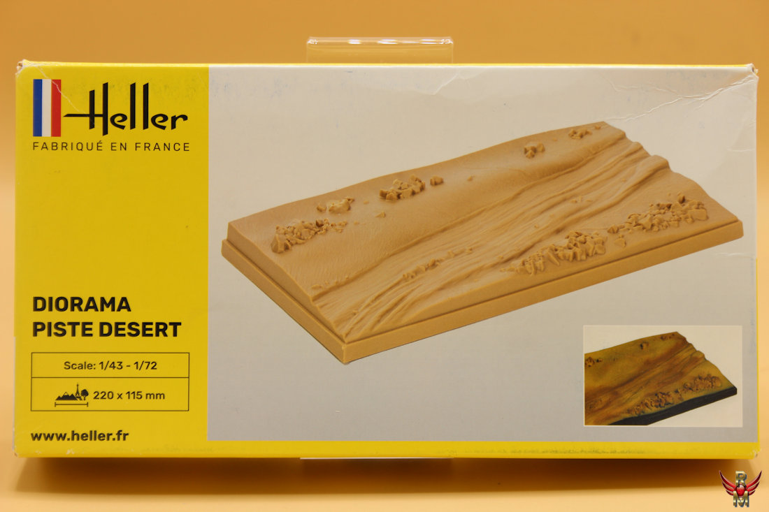 Heller 1/43-1/72 Diorama Piste Desert