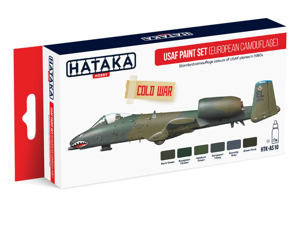 HATAKA AS10 USAF Paint Set European Camouflage