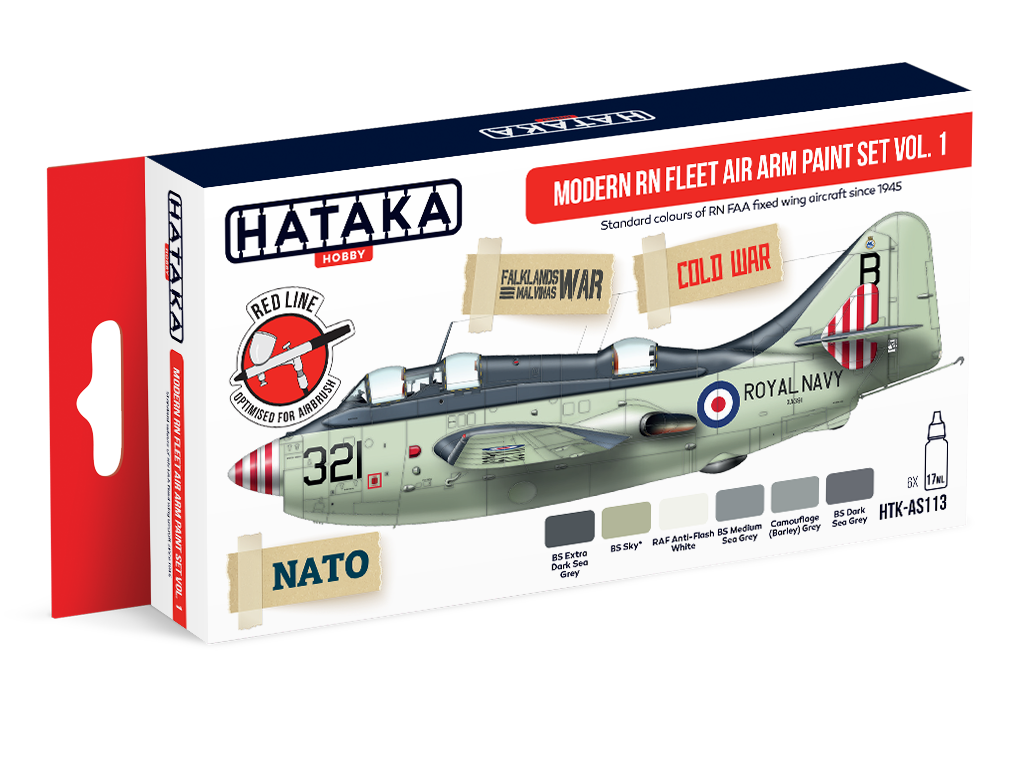 HATAKA AS113 Modern RN Fleet Air Arm paint set Vol 1