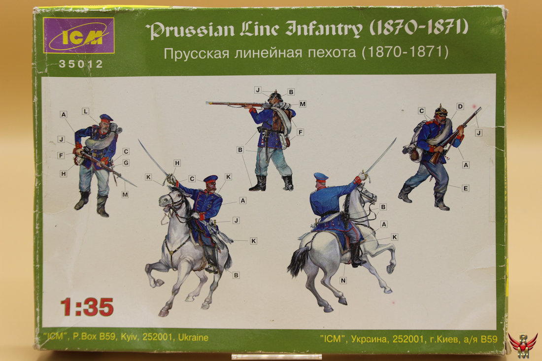 ICM 1/35 French-German War (1870-1871) Prussian Line Infantry