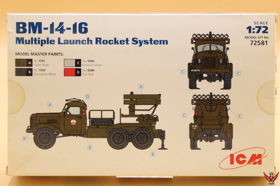 ICM 1/72 BM-14-16 Multiple Launch Rocket System