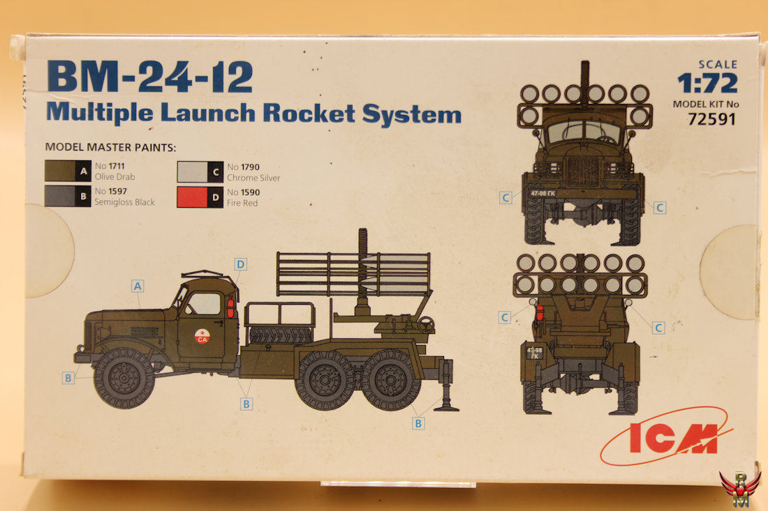 ICM 1/72 BM-24-12 Multiple Launch Rocket System