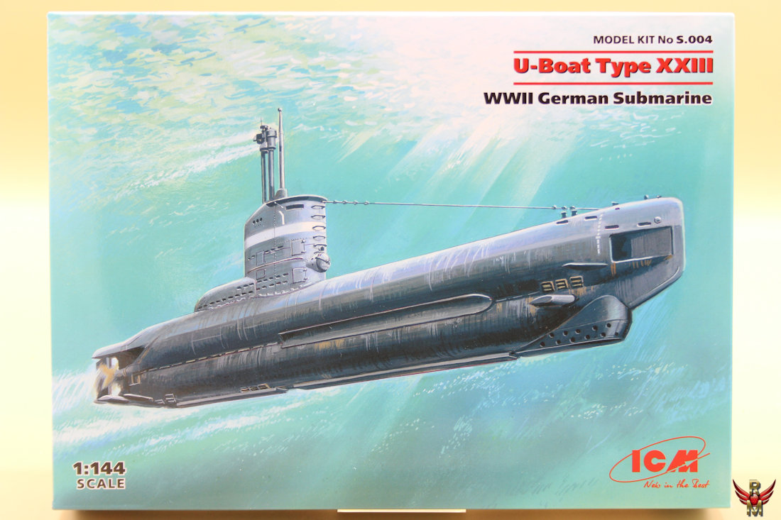 ICM 1/144 U-Boot Type XXIII WWII German Submarine