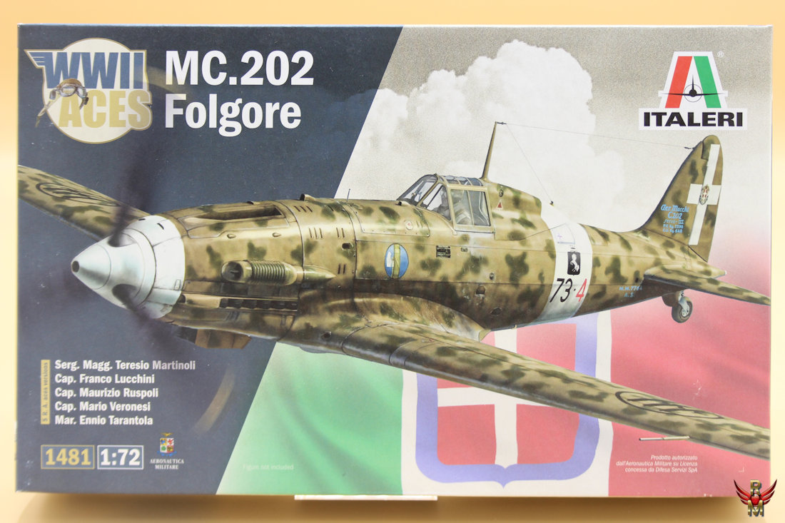 Italeri 1/72 MC 202 Folgore WWII Aces