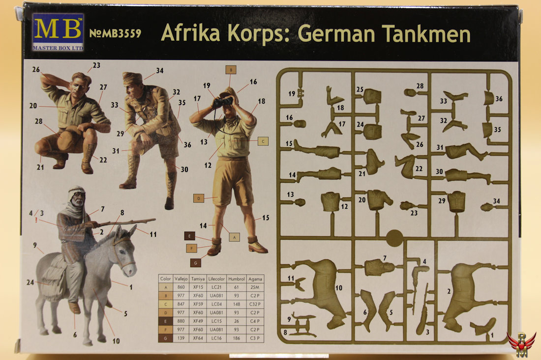Master Box 1/35 AfrikaKorps German Tankman