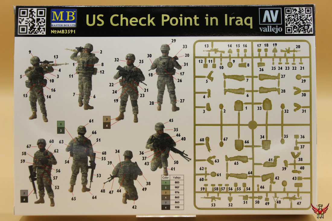 Master Box 1/35 US Check Point in Iraq