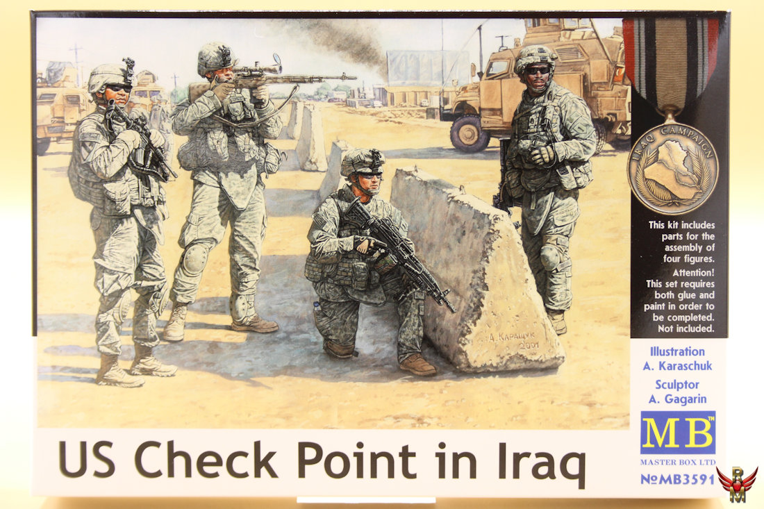 Master Box 1/35 US Check Point in Iraq
