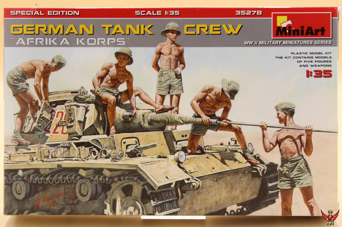 MiniArt 1/35 German Tank Crew Afrika Korps Special Edition