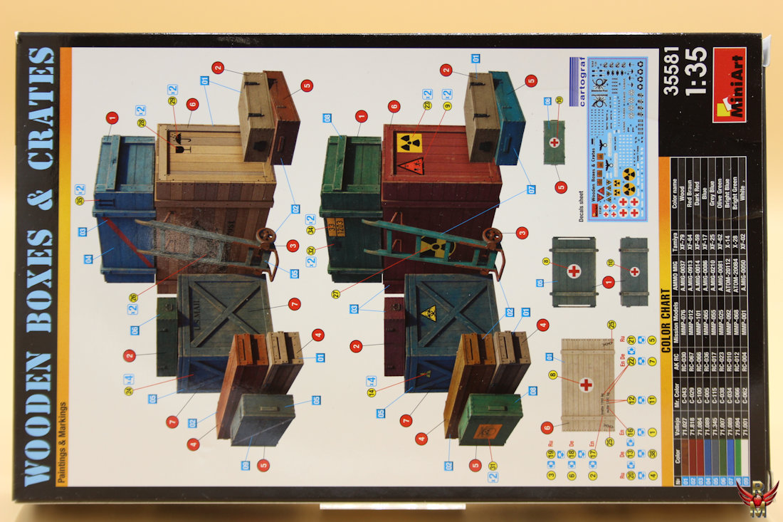 MiniArt 1/35 Wooden Boxes and Crates