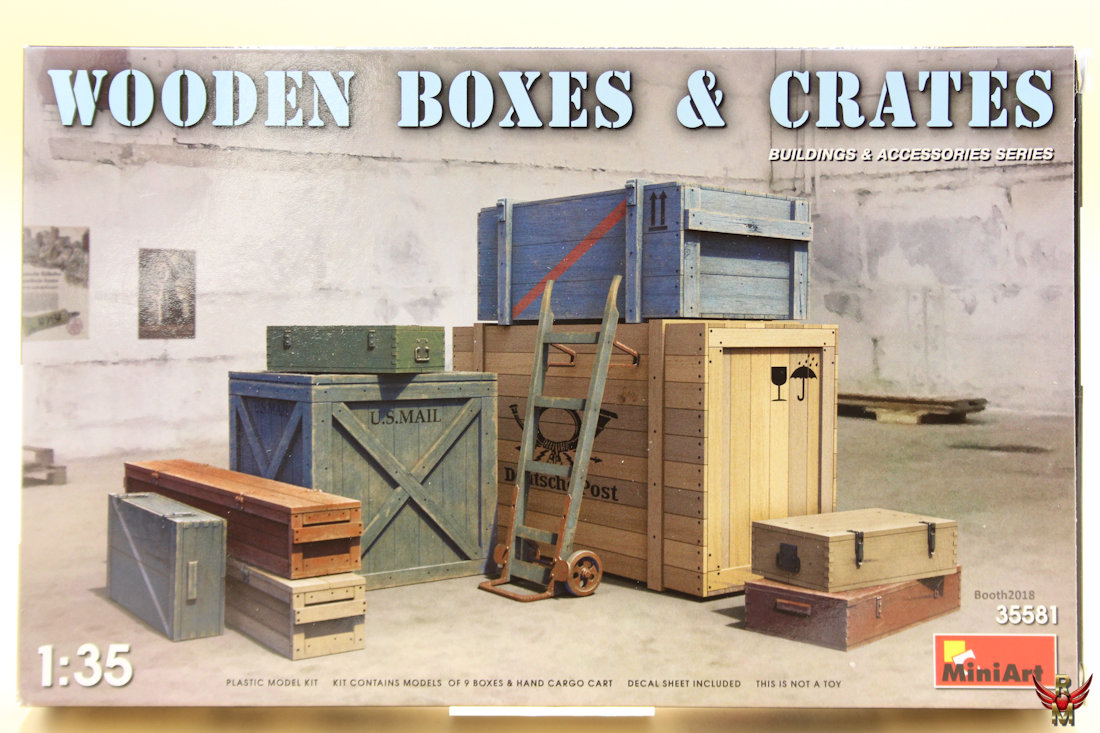 MiniArt 1/35 Wooden Boxes and Crates