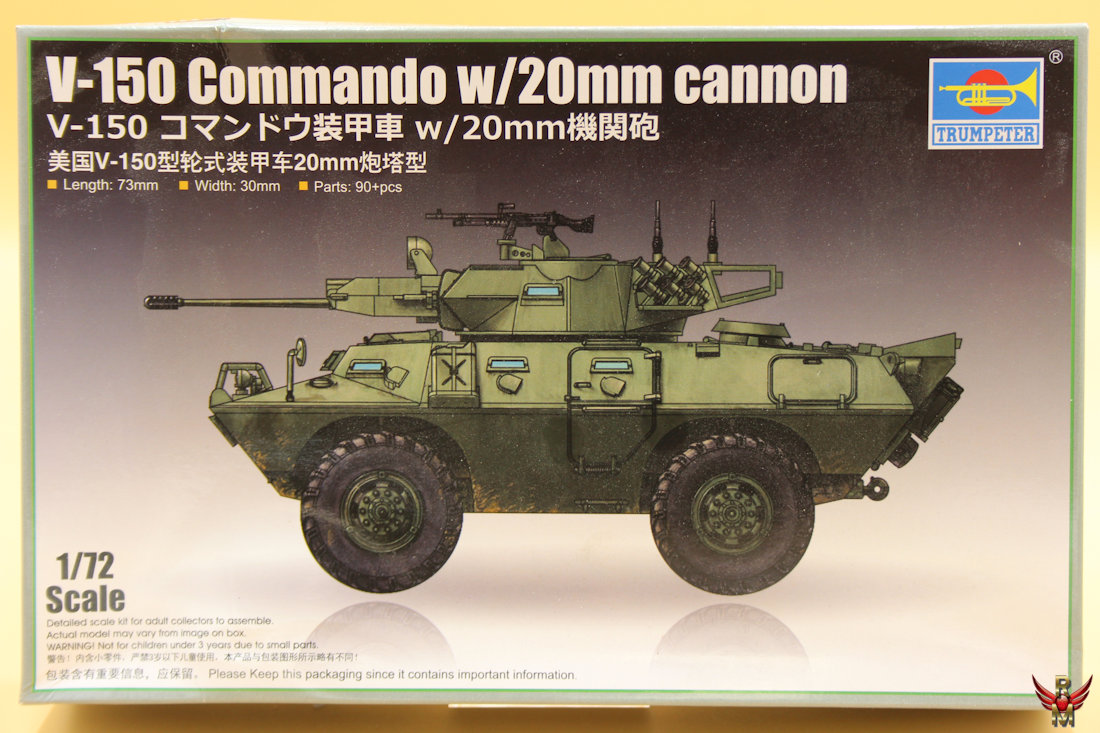 Trumpeter 1/72 V-150 Commando with 20mm cannon