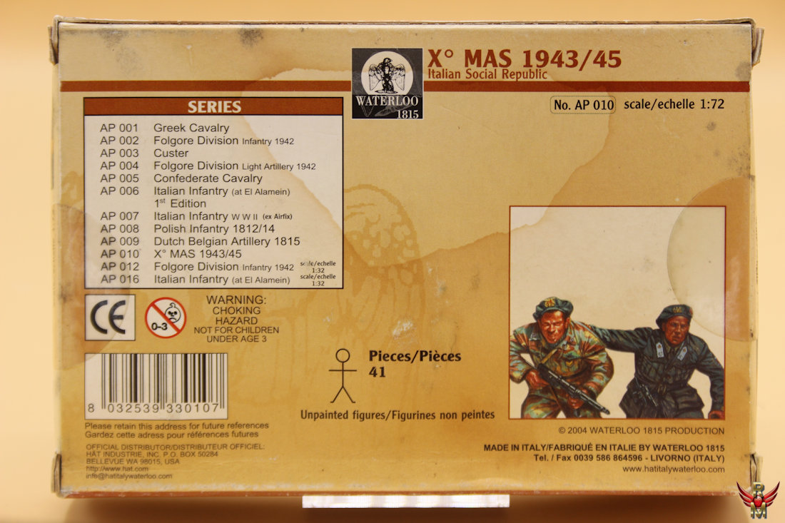 Waterloo1815 1/72 X Mas 1943/45 Italian Social Republic