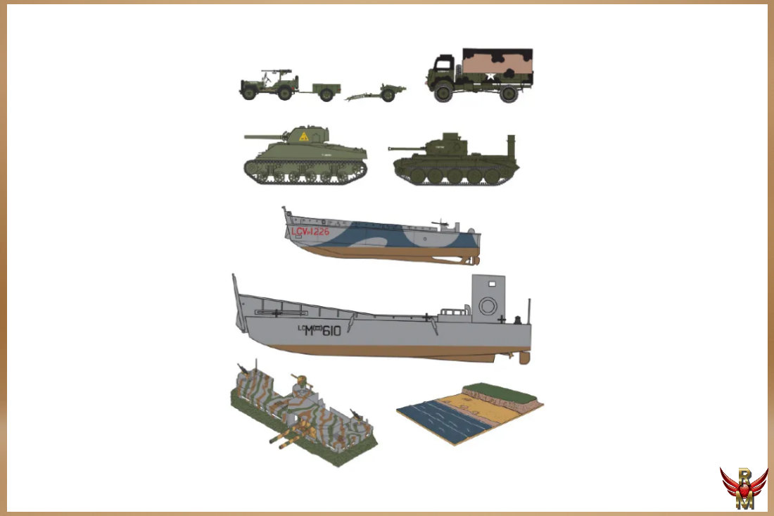 Airfix 1/76 D-Day Operation Overlord 75th Anniversary Set