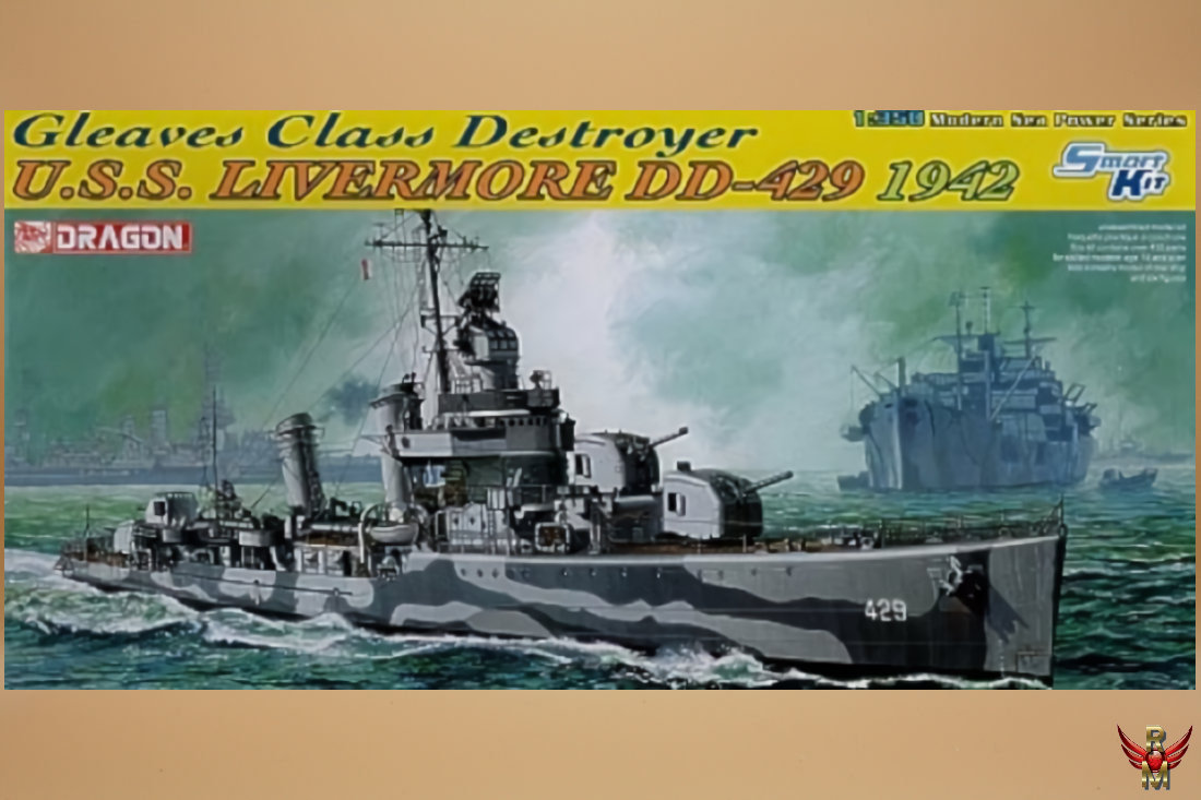 Dragon 1/350 USS Livermore DD-429 1942