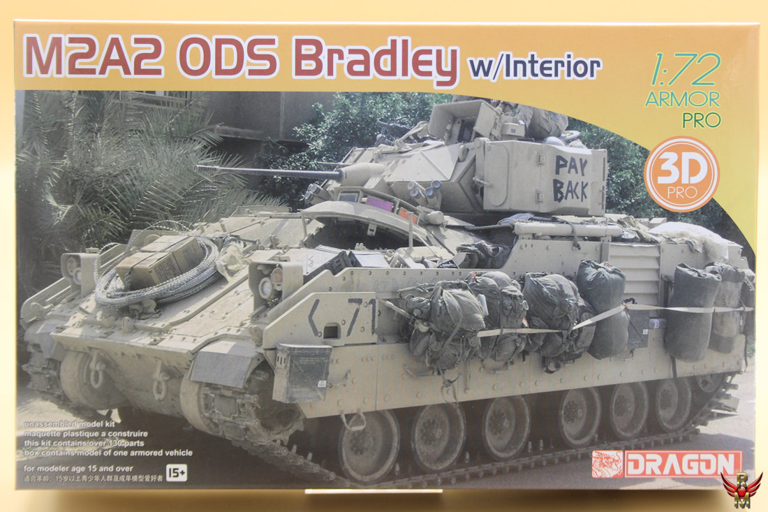 Dragon 1/72 M2A2 ODS Bradley with Interior