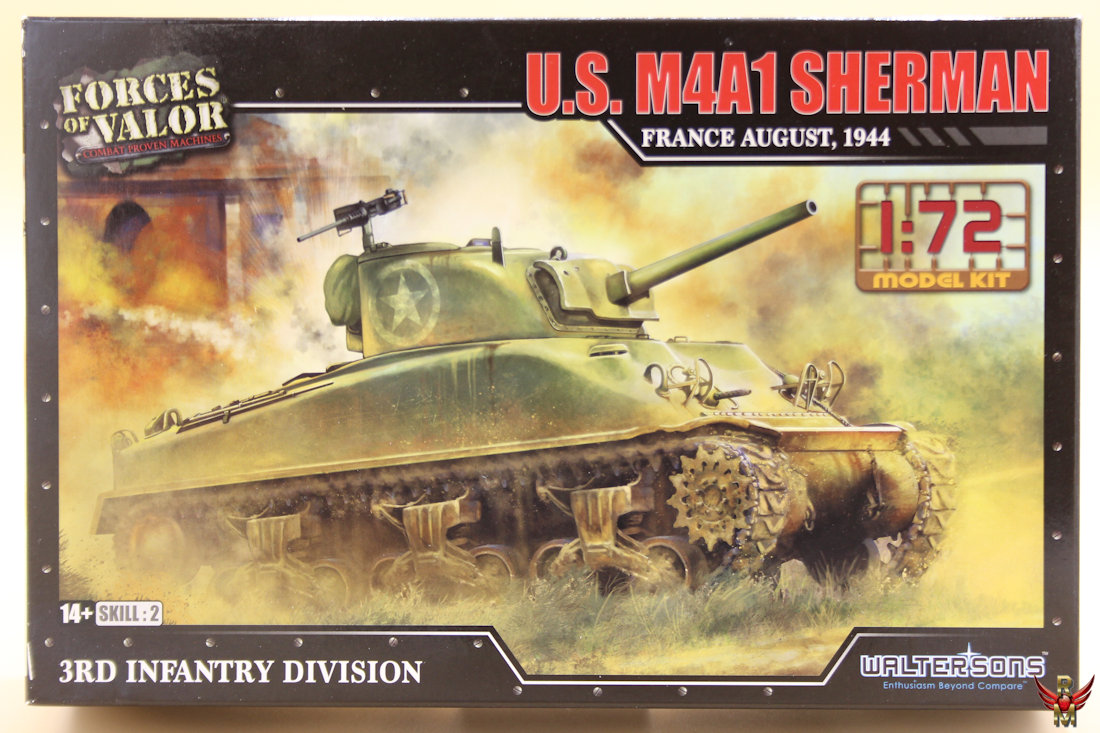 Forces of Valor 1/72 US M4A1 Sherman France August 1944