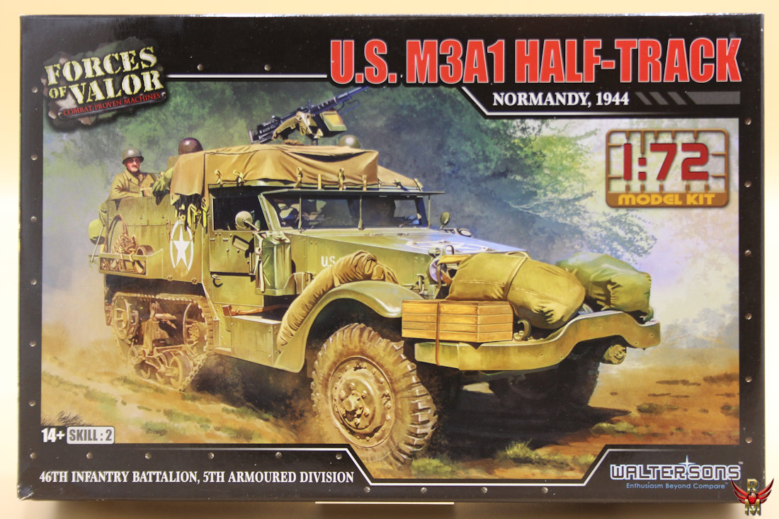 Forces of Valor 1/72 US M3A1 Half-Track Normandy 1944