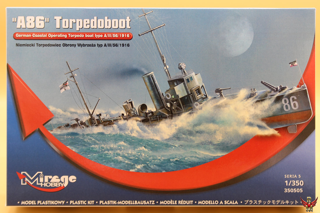 Mirage Hobby 1/350 A86 - Torpedoboot
