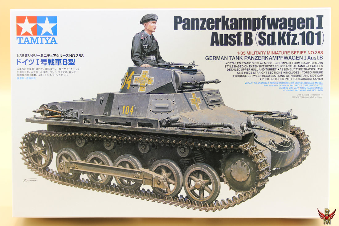Tamiya 1/35 Panzerkampfwagen I Ausf B Sd Kfz 101