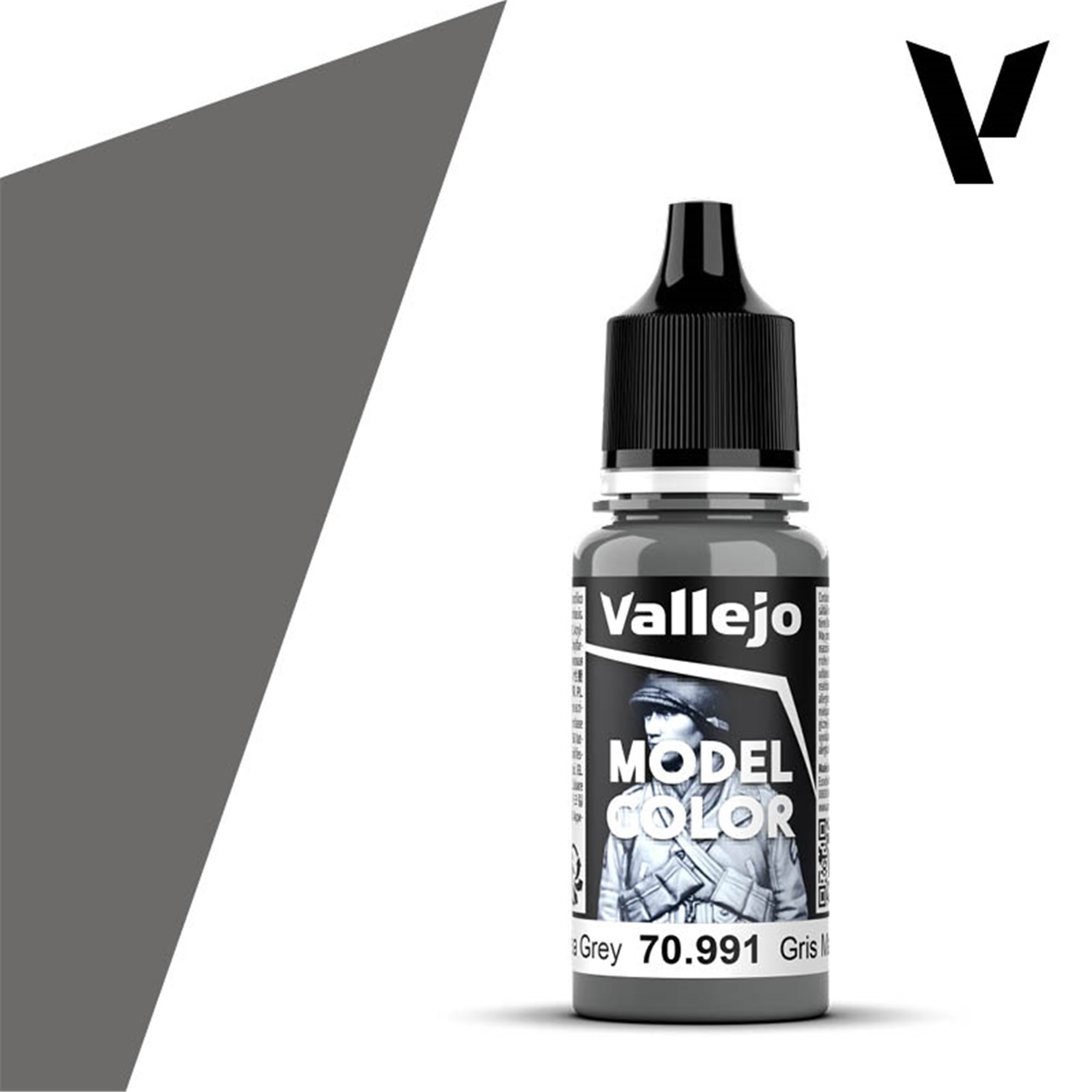 Vallejo Model Color 187 Basalt Grey