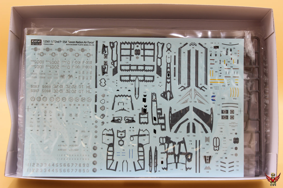 Academy 1/72 F-35A Lightning II 7 nations Air Force