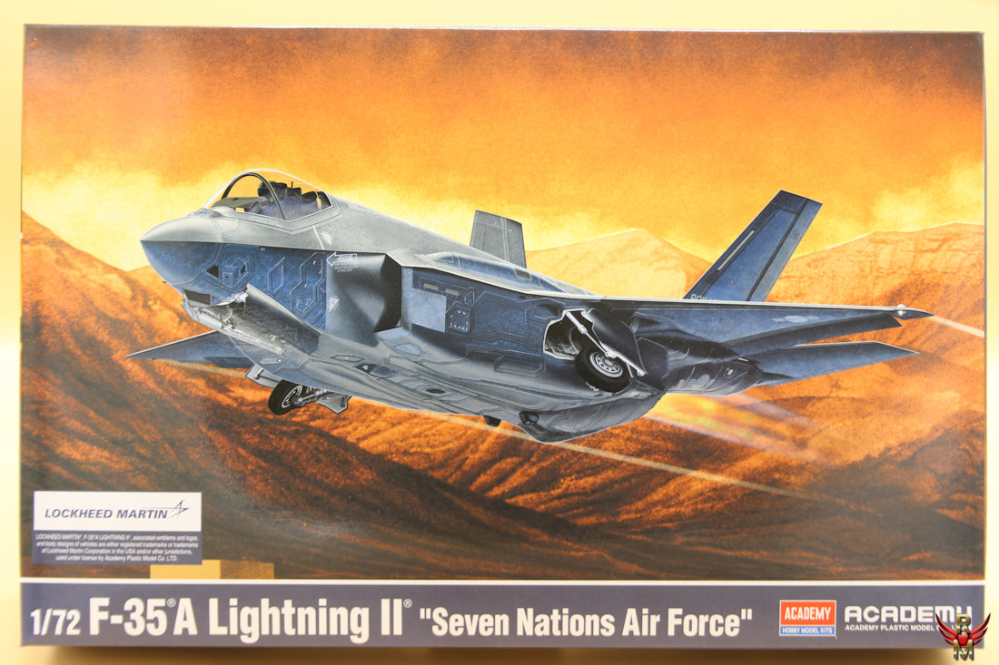 Academy 1/72 F-35A Lightning II 7 nations Air Force