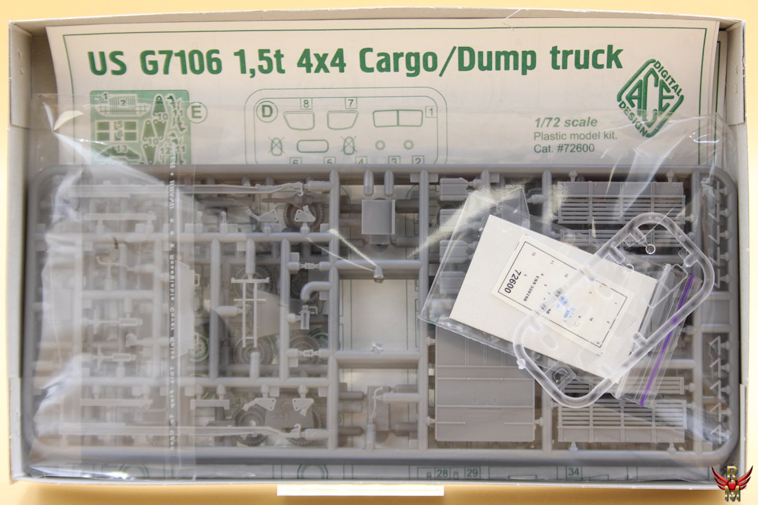 ACE 1/72 US G7106 1/2 t 4x4 Cargo/Dump Truck