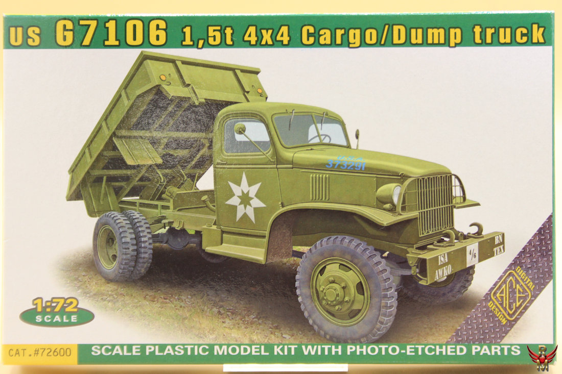 ACE 1/72 US G7106 1/2 t 4x4 Cargo/Dump Truck