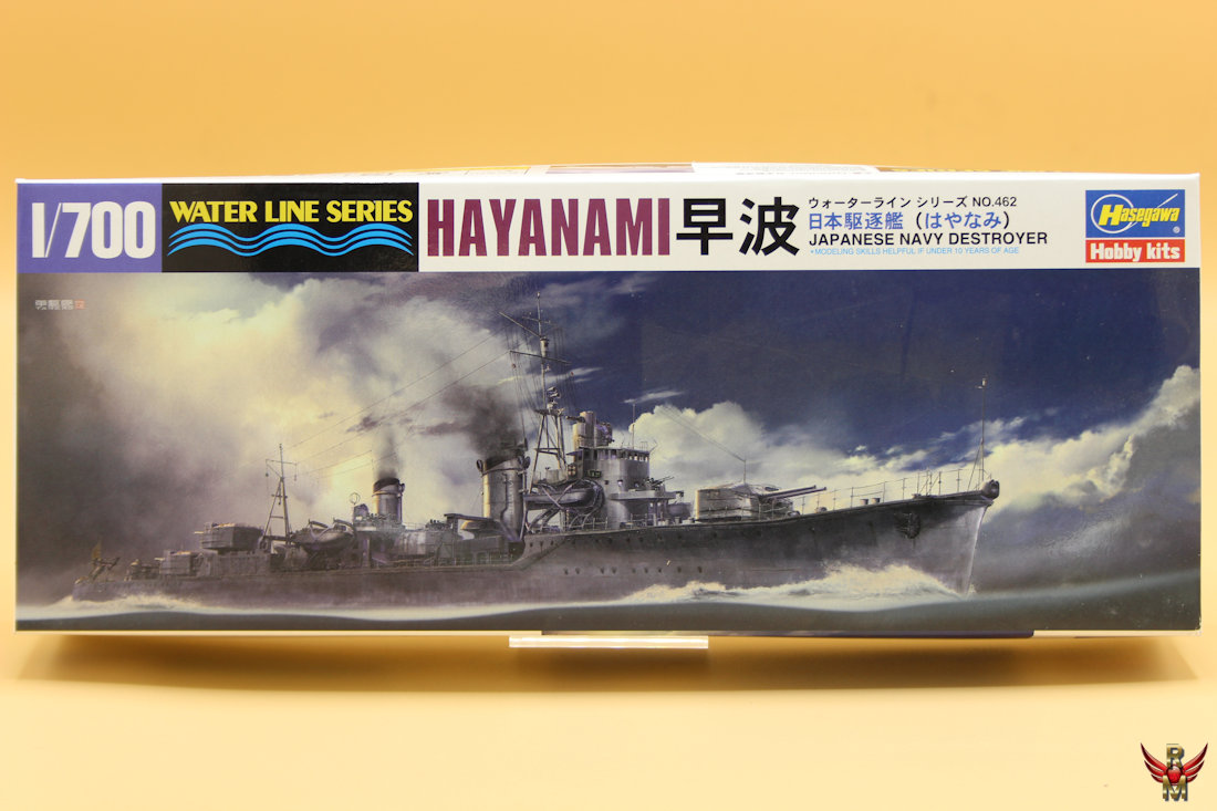 Hasegawa 1/700 Hayanami Japanese Navy Destroyer water line series