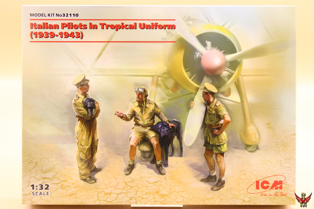 ICM 1/32 Italian Pilots in tropical uniforms 1939 - 1943