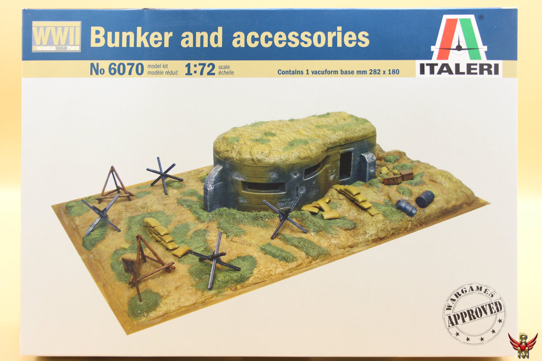 Italeri 1/72 Bunker and Accessories WWII