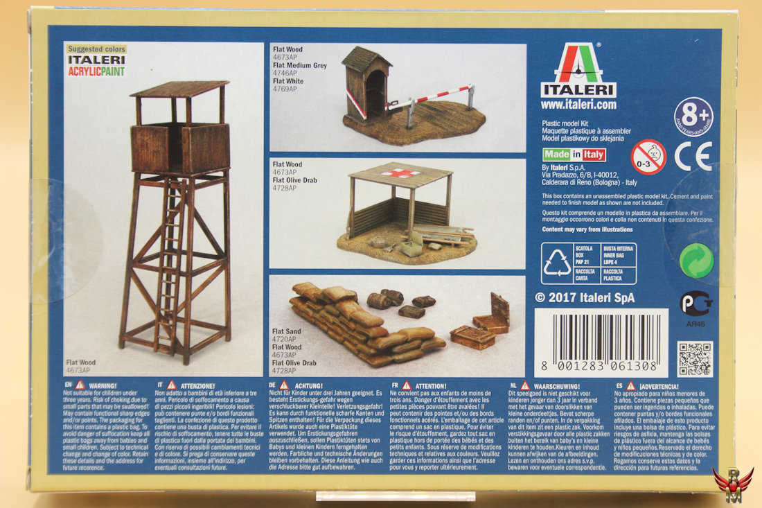 Italeri 1/72 Battlefield Buildings World War II