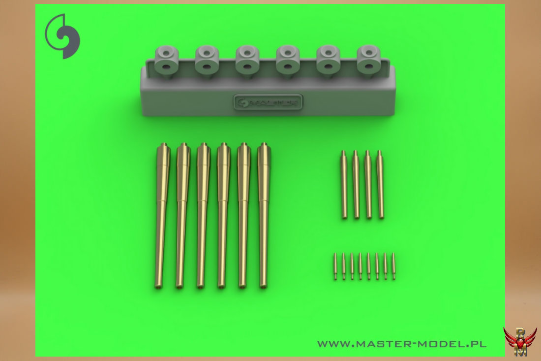 Master 1/350 HMS Exeter Armament Barrels