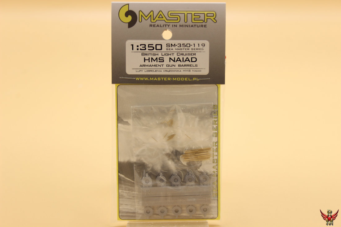 Master 1/350 HMS Naiad Armament Gun Barrels
