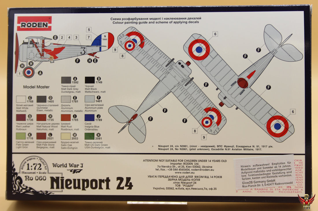 Roden 1/72 Nieuport 24